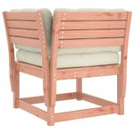 vidaXL Salon de jardin 5 Pièces avec coussins bois massif douglas