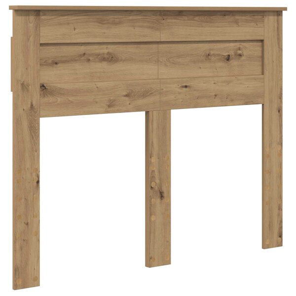 vidaXL Tête de lit Chêne artisanal 120 cm Bois d'ingénierie