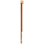 vidaXL Tête de lit cire marron 90 cm bois massif de pin