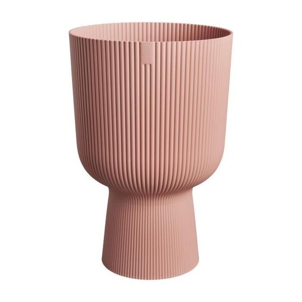 Pot de fleur Vibes Fold Coupe - Rose Ø 29.5 x hauteur 45 cm - Intérieur 100  recyclé