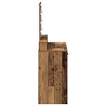 vidaXL Table de Toilette Marron 79 x 41 x 140 cm Bois d'ingénierie