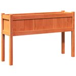 vidaXL Jardinières avec pieds et pieds 110x31x70 cm bois de pin massif