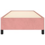 vidaXL Cadre de lit sans matelas rose 90x190 cm velours