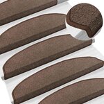 vidaXL Tapis d'escalier auto-adhésifs 15 pièces 80 x 24 5 x 3 5 cm