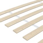 vidaXL Sommiers à lattes avec 34 lattes 2 Pièces 80x200 cm