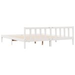vidaXL Cadre de lit extra long sans matelas 180x220 cm bois massif pin