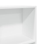 vidaXL Bibliothèque blanc 40x24x176 cm bois d'ingénierie