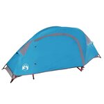 vidaXL Tente de camping à dôme 1 personne bleu imperméable