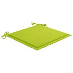 vidaXL Chaises de jardin et coussins lot de 8 Bois acacia solide Gris