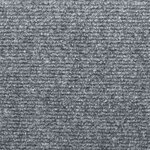 vidaXL Tapis de marches d'escalier 5 Pièces Gris 65x21x4 cm Aiguilleté