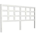 vidaXL Tête de lit blanc 165 5x4x100 cm bois massif de pin