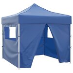 vidaXL Tente de fête 291 x 291 x 315 cm Bleu Tissu Oxford