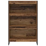 vidaXL Bibliothèque Bois Ancien 80 x 30 x 155 cm Bois d'ingénierie