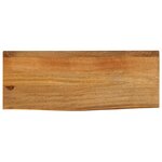vidaXL Dessus de table à bord vivant 80x40x3 8 cm bois massif manguier