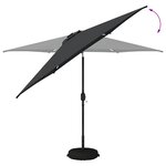 vidaXL Parasol de jardin avec lampes LED 300 x 300 cm Polyester