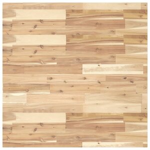 vidaXL Dessus de table carré 80x80x4 cm bois massif d'acacia