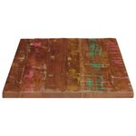vidaXL Dessus de table 90x50x3 8 cm rectangulaire bois massif récupéré
