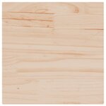 vidaXL Dessus de table 40x40x2 5 cm carré bois de pin massif