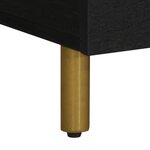vidaXL Table basse noir 100x54x40 cm bois d'ingénierie