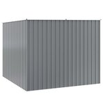 vidaXL Abri de jardin Gris 195x198x159 cm Acier galvanisé