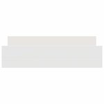 vidaXL Cadre de lit sans matelas blanc 200x200 cm