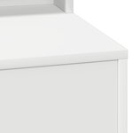 vidaXL Coiffeuse avec étagère Blanc 50 x 41 x 135 cm Bois d'ingénierie