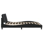 vidaXL Cadre de lit sans matelas noir 180x200 cm similicuir