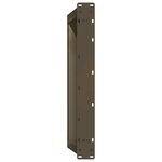 vidaXL Pieds de table basse en U 2 pièces Acier naturel 60 x (30-31) cm Acier