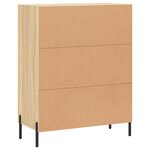vidaXL Buffet chêne sonoma 69 5x34x90 cm bois d'ingénierie