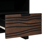 vidaXL Meuble TV 100x33.5x46 cm Bois massif Mangou&bois d'ingénierie