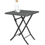 Salon de jardin 2 personnes gris 2108099