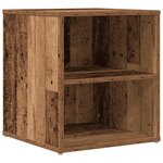 vidaXL Armoire d'angle vieux bois 200x40x45 cm bois d'ingénierie