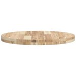 vidaXL Dessus de table rond Ø60x4 cm bois massif d'acacia
