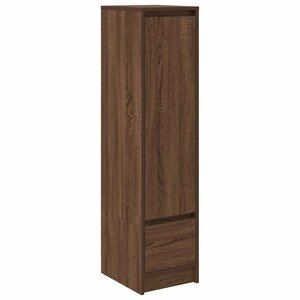 vidaXL Buffet haut chêne marron 29 5x34x119 5 cm bois d'ingénierie