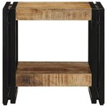 vidaXL Table basse Marron 40 x 40 x 38 cm bois de manguier massif