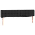 vidaXL Cadre de lit sans matelas noir 120x190 cm similicuir