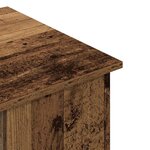 vidaXL Bureau vieux bois 100x55x75 cm bois d'ingénierie