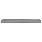 vidaXL Coussin de palette pour banc gris 200x40x8 cm en tissu Oxford