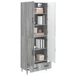 vidaXL Ensemble de Meubles 2 Pièces 66 x 34 5 x 95 cm Bois d'ingénierie