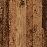 vidaXL Armoire de salle de bain et miroir vieux bois bois d'ingénierie