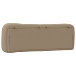 vidaXL Coussin de tête de lit Hvar cappuccino 160 cm similicuir