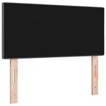 Tête de lit vidaXL Bouton capitonné Gris foncé 90 cm Velours
