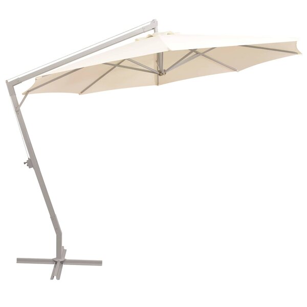 vidaXL Parasols d'extérieur Beige Polyester