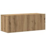 vidaXL Meubles TV muraux 5 Pièces chêne artisanal bois d'ingénierie