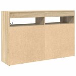 vidaXL Buffet Chêne sonoma 116 x 30 x 75 cm Bois d'ingénierie