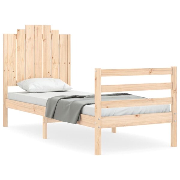 vidaXL Cadre de lit sans matelas bois massif