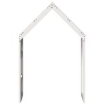 vidaXL Toit de lit pour enfants blanc 55x99x139 5cm bois de pin massif