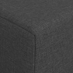 vidaXL Canapé-lit pliable Gris foncé 120 x 60 x 49 cm Tissu