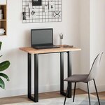 vidaXL Dessus de bureau fini à l'huile 60x50x2 cm bois d'acacia massif