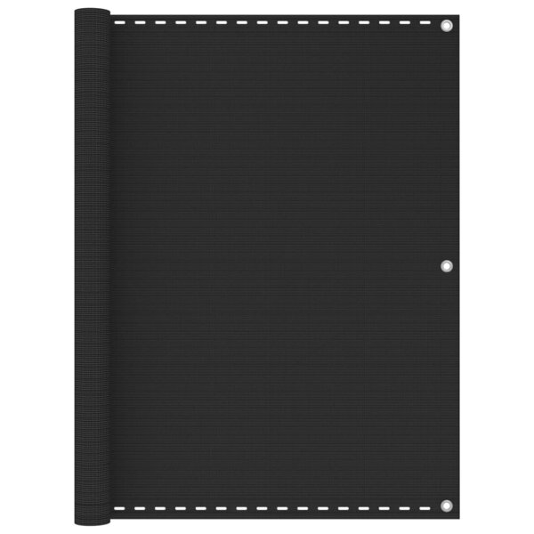 vidaXL Écran de balcon PEHD 120x500 cm Anthracite